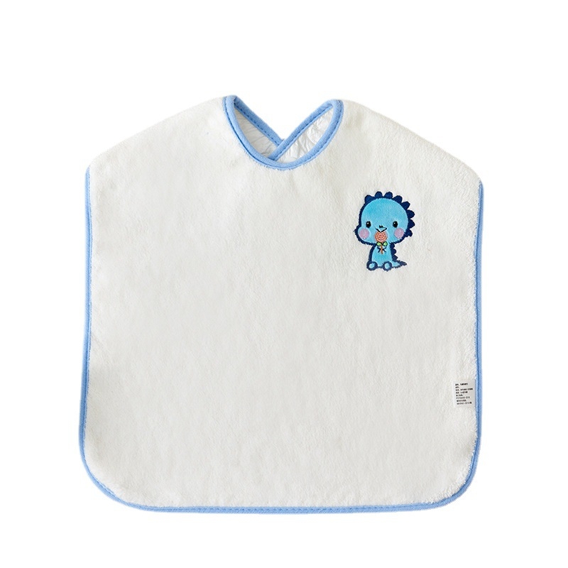 Dječji ubrus za hranjenje, vodootporan, coral fleece, uzorak životinja, unisex