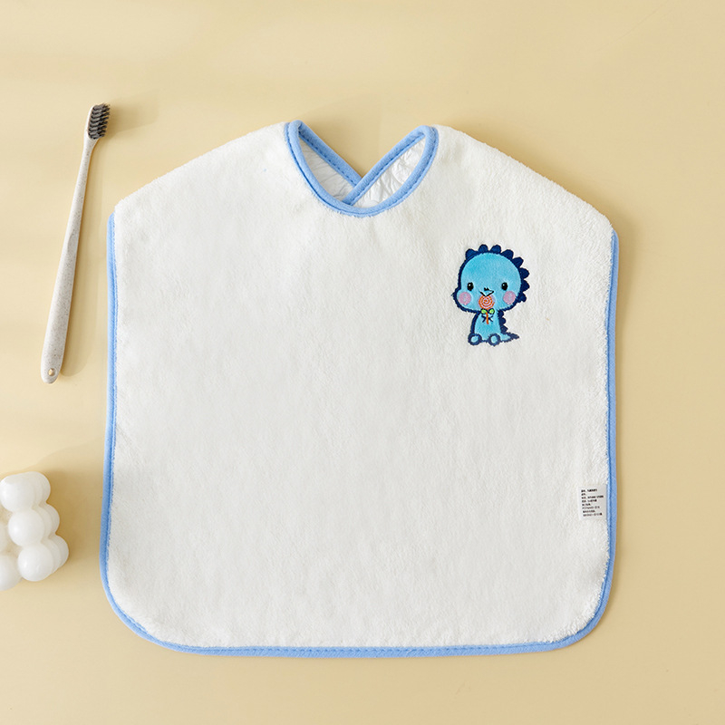 Dječji ubrus za hranjenje, vodootporan, coral fleece, uzorak životinja, unisex