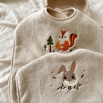 Dječji šal za brisanje zubi — vodootporan, Coral fleece, pamuk, Wenli, Proljeće 2025 (3–8 godina, Wenli, Coral fleece, Cotton, Spring 2025)