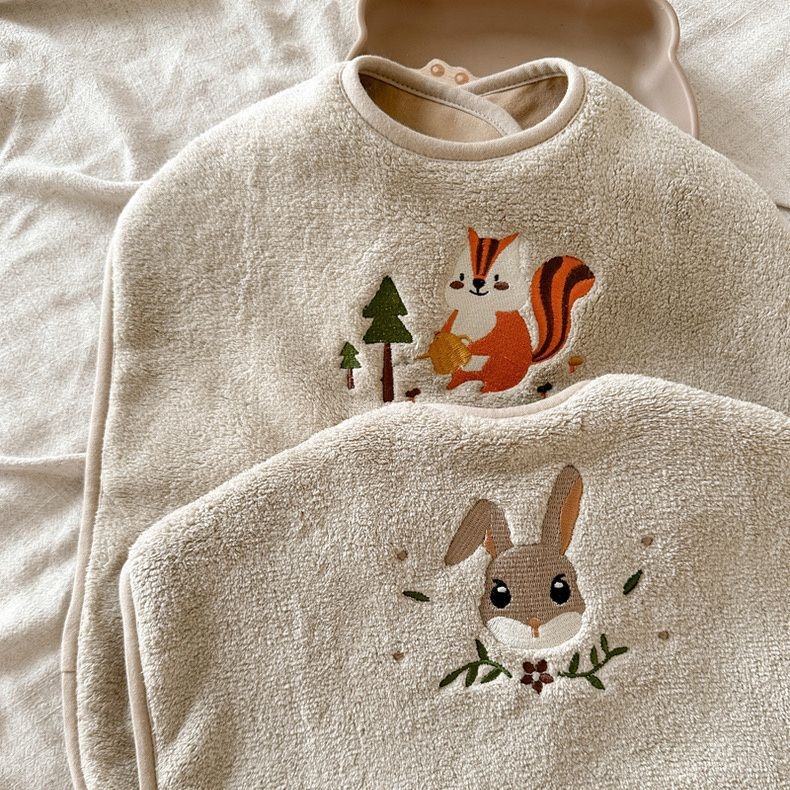 Dječji šal za brisanje zubi — vodootporan, Coral fleece, pamuk, Wenli, Proljeće 2025 (3–8 godina, Wenli, Coral fleece, Cotton, Spring 2025)