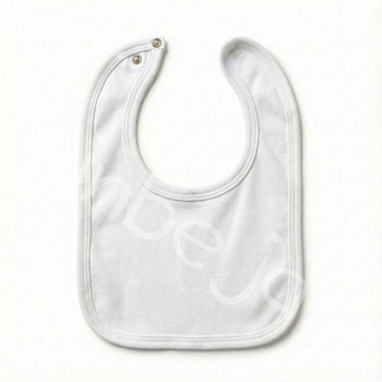 Baby bib od pamuka, vodootporan, unisex, za dojenčad i malu djecu 1–3 godine (80–100 cm), jednobojni uzorak, proljeće 2024