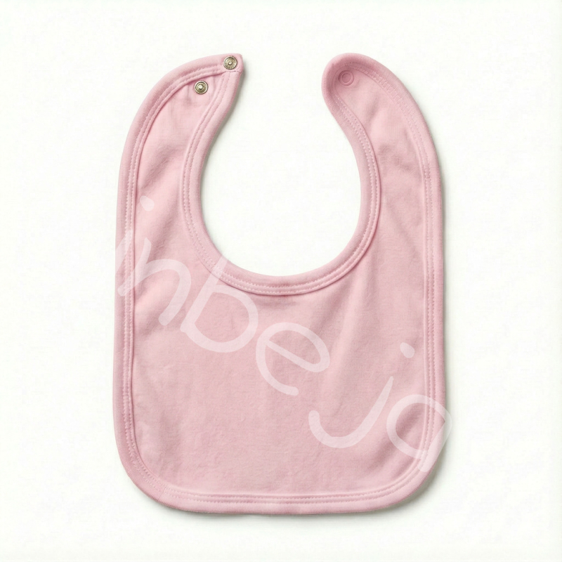 Baby bib od pamuka, vodootporan, unisex, za dojenčad i malu djecu 1–3 godine (80–100 cm), jednobojni uzorak, proljeće 2024