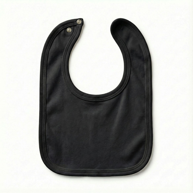 Baby bib od pamuka, vodootporan, unisex, za dojenčad i malu djecu 1–3 godine (80–100 cm), jednobojni uzorak, proljeće 2024