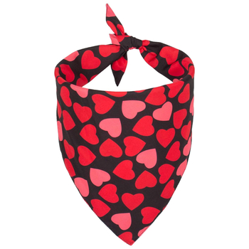 Trīsstūrīgs suņu šalle | burtiem drukāts raksts | poliestērs | karikatūras stils | drukāšana