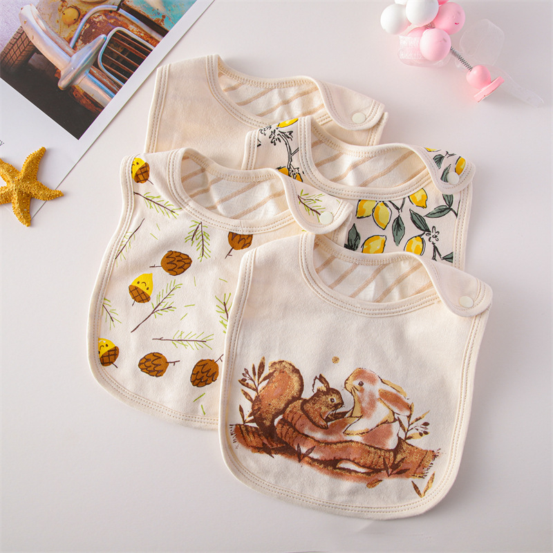 Baby Bear 100% pamuk, vodootporni bib za bebe i djecu 0–3 godine – Sigurnosna razina A