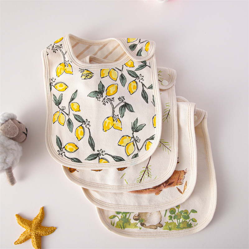 Baby Bear 100% pamuk, vodootporni bib za bebe i djecu 0–3 godine – Sigurnosna razina A