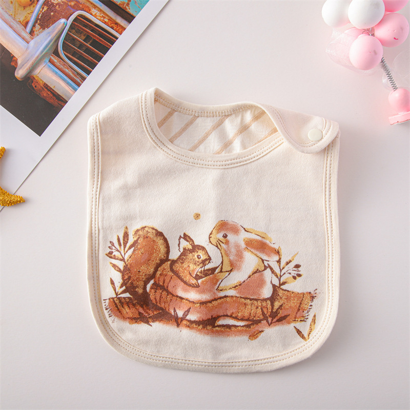 Baby Bear 100% pamuk, vodootporni bib za bebe i djecu 0–3 godine – Sigurnosna razina A