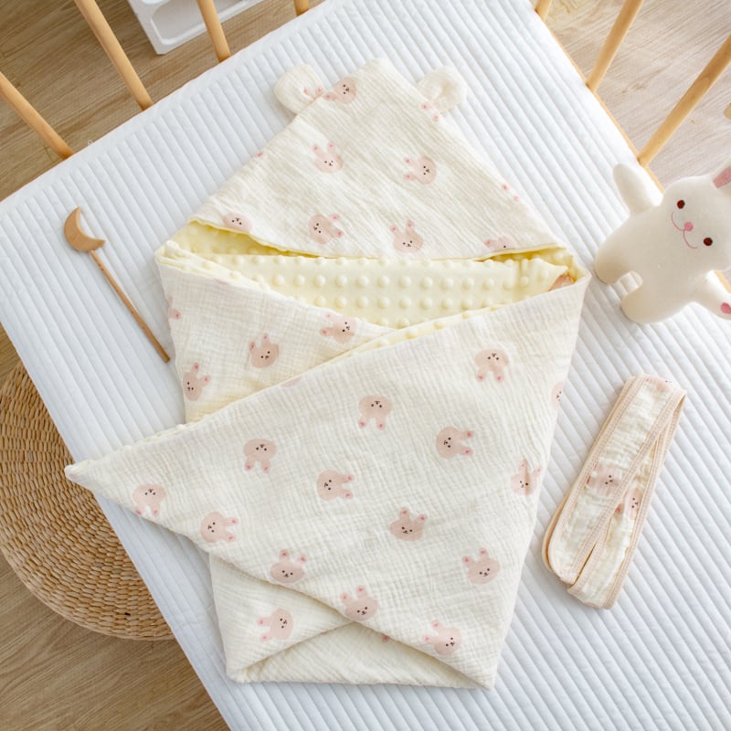 Βρεφική κουβέρτα αγκαλιάς από βαμβάκι, cartoon μοτίβο, φθινοπωρινή περίοδος, 95%+ βαμβάκι, Ασφάλεια: Κατηγορία Α