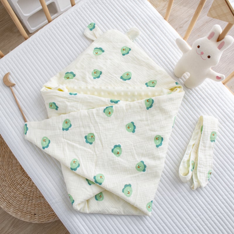 Βρεφική κουβέρτα αγκαλιάς από βαμβάκι, cartoon μοτίβο, φθινοπωρινή περίοδος, 95%+ βαμβάκι, Ασφάλεια: Κατηγορία Α