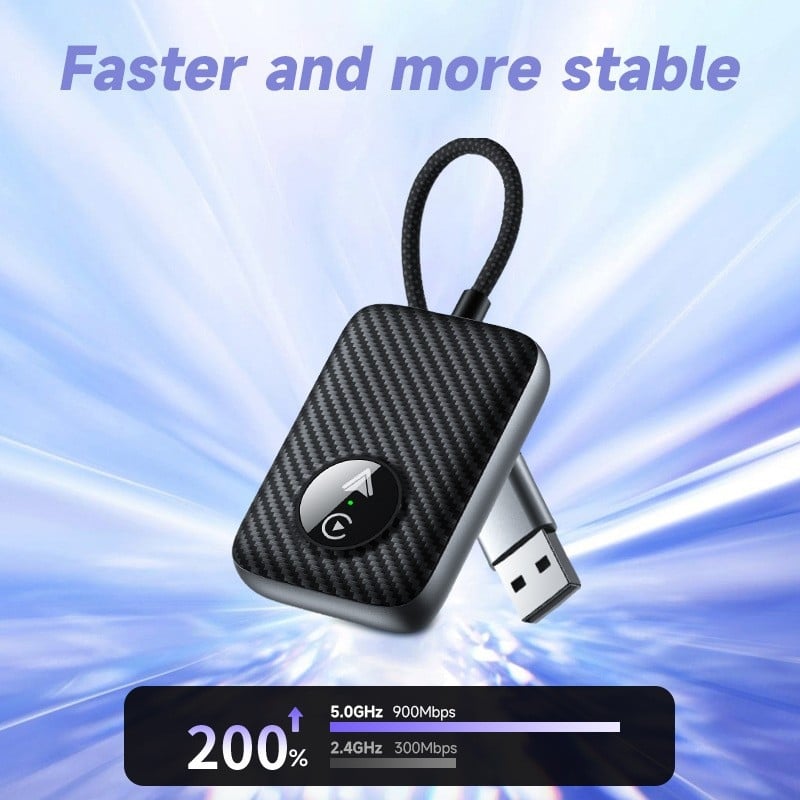 Ασύρματο USB CarPlay αυτοκινητικό κουτί AF1313 για iPhone και Android, διπύρηνος επεξεργαστής, 2GB RAM, 16GB ROM, Linux