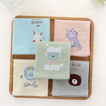 Dječji kvadratni ručnik od čiste pamuka, 32s pređa, proizvodni proces 20291909104, težina ispod 50 g, namijenjeno za bebe