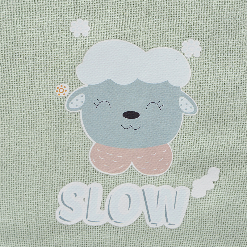 Dječji kvadratni ručnik od čiste pamuka, 32s pređa, proizvodni proces 20291909104, težina ispod 50 g, namijenjeno za bebe