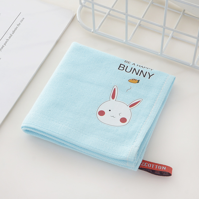 Dječji kvadratni ručnik od čiste pamuka, 32s pređa, proizvodni proces 20291909104, težina ispod 50 g, namijenjeno za bebe