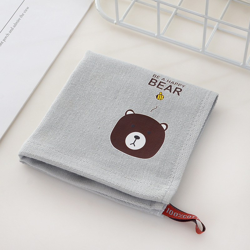 Dječji kvadratni ručnik od čiste pamuka, 32s pređa, proizvodni proces 20291909104, težina ispod 50 g, namijenjeno za bebe