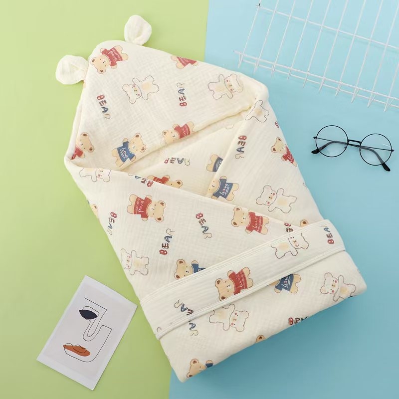 Dječji quilt od pamuka, punjenje od pamuka, cartoon uzorak, sve sezone za dojenčad i djecu od 1–3 godina