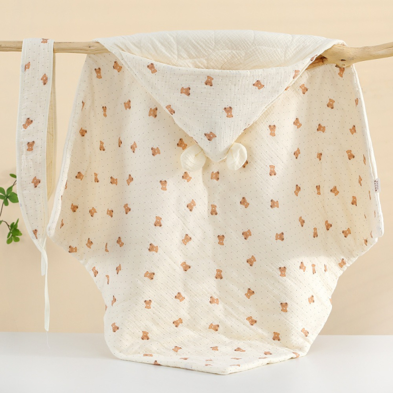 Dječji quilt od pamuka, punjenje od pamuka, cartoon uzorak, sve sezone za dojenčad i djecu od 1–3 godina