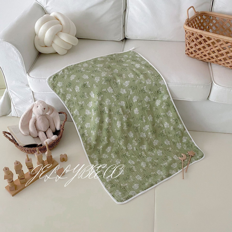 JOEMEGA Dječji cvjetni ručnik za kupanje – 100% pamuk, za novorođenčad, sve sezone