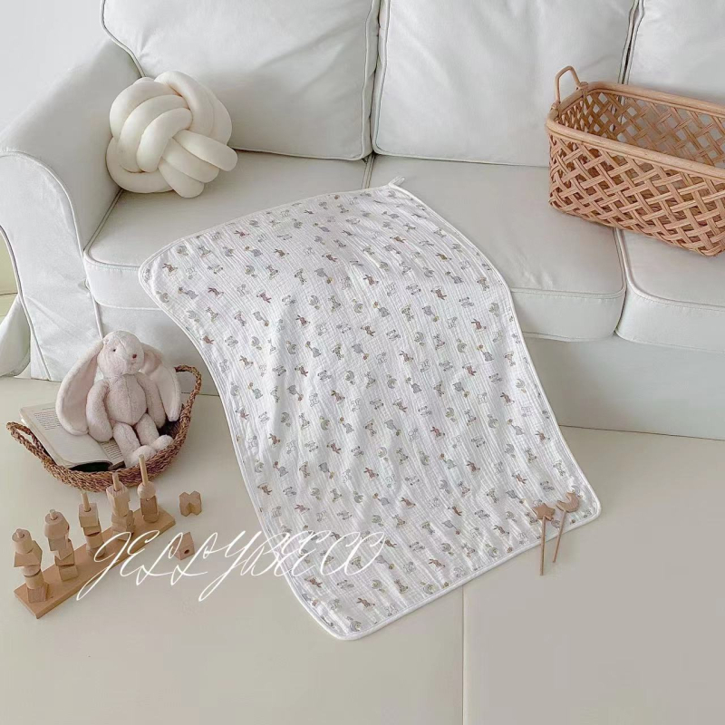 JOEMEGA Dječji cvjetni ručnik za kupanje – 100% pamuk, za novorođenčad, sve sezone