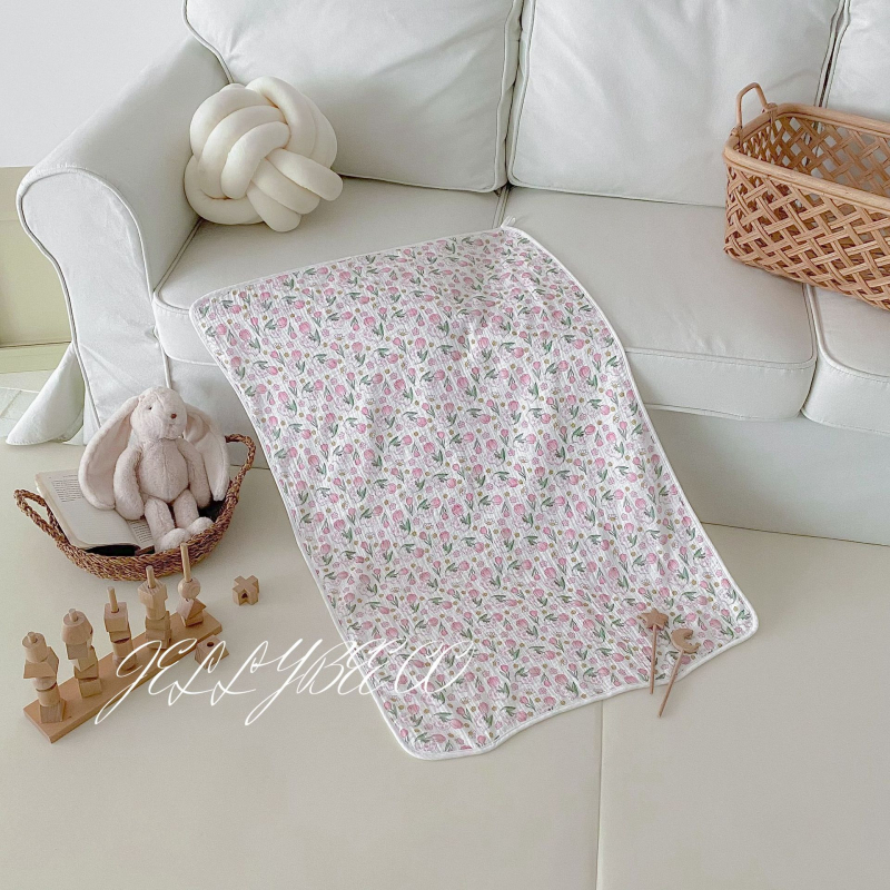 JOEMEGA Dječji cvjetni ručnik za kupanje – 100% pamuk, za novorođenčad, sve sezone