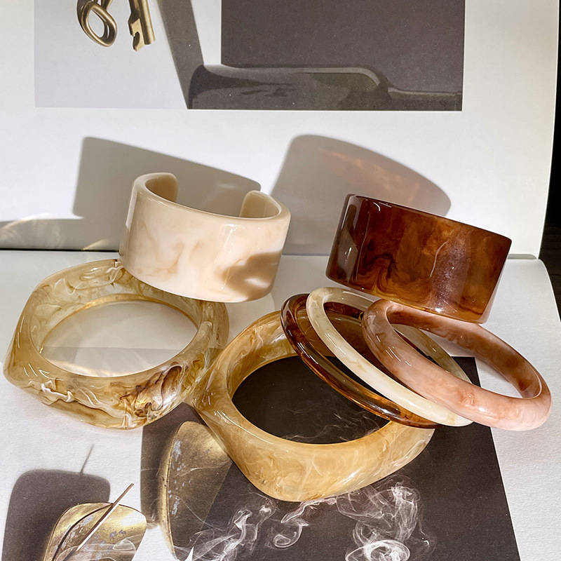 Butterfly narukvica od akrilnog acetata, ručno izrađena, retro geometrijski dizajn