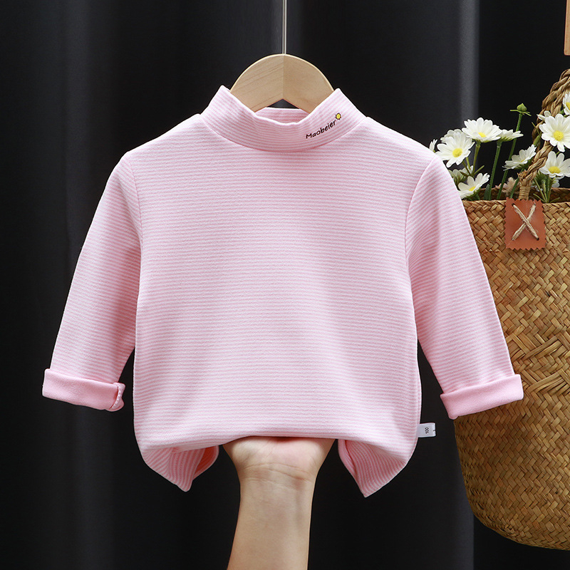 Bērnu De Velvet garās piedurknes top ar svītrainu rakstu, rudens–ziemas sezonai, vecumā no 3 līdz 8 gadiem