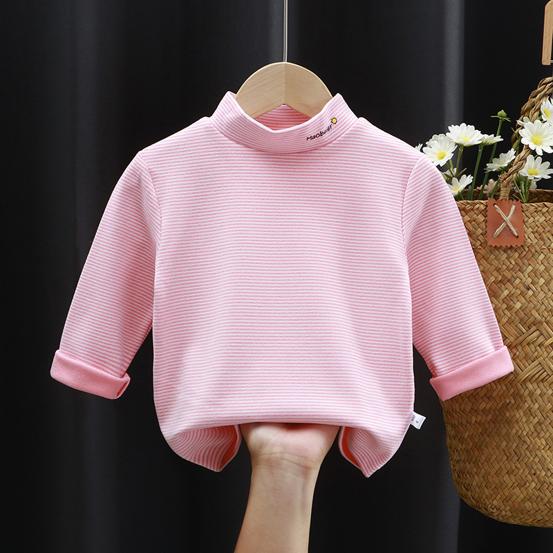 Bērnu De Velvet garās piedurknes top ar svītrainu rakstu, rudens–ziemas sezonai, vecumā no 3 līdz 8 gadiem