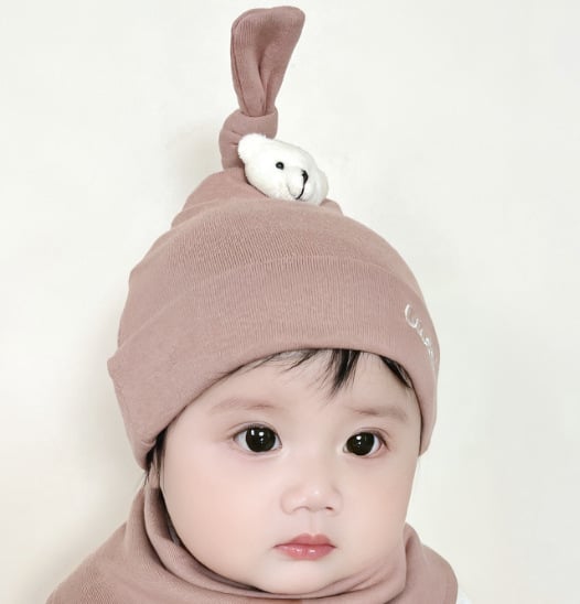 Puuvillane beebimüts kupoliga, ilma ääriseta, päikesekaitse, hingav