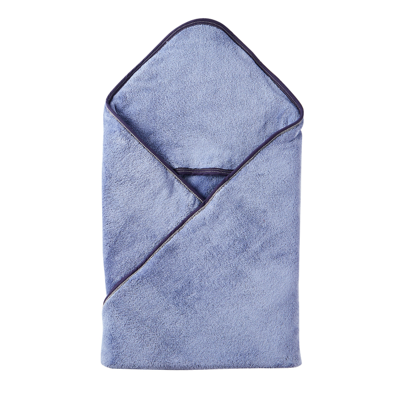 Ručnik za kupanje beba s kapuljicom od koralnog fleesa, 300 g/m², za dojenčad i malu djecu