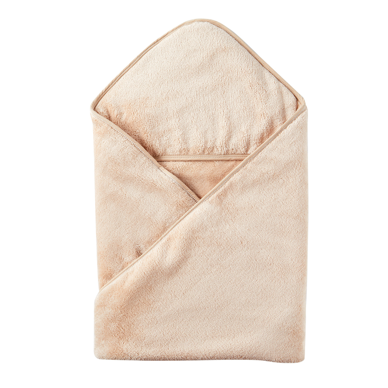 Ručnik za kupanje beba s kapuljicom od koralnog fleesa, 300 g/m², za dojenčad i malu djecu