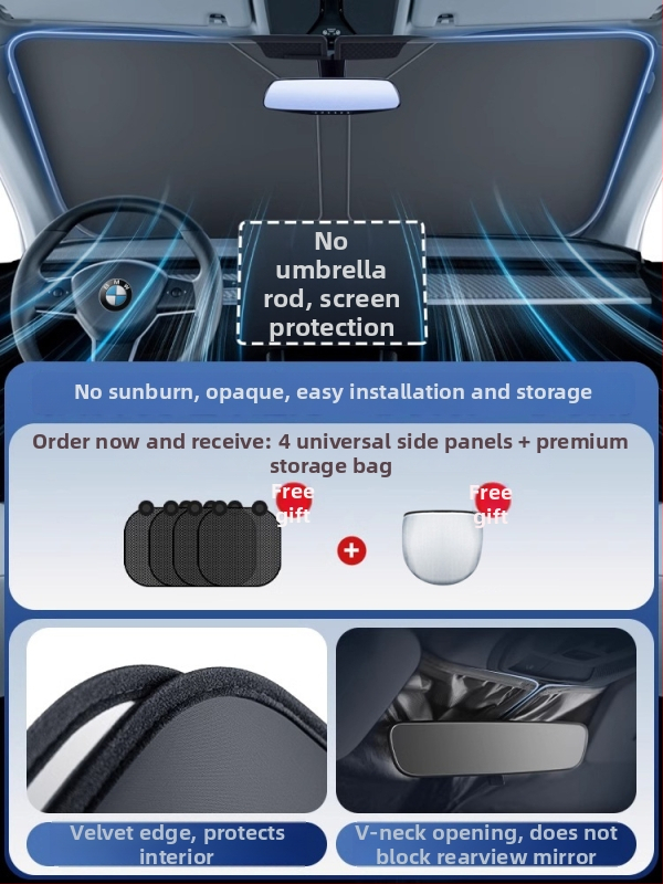 Parasolar auto pentru parbrizul frontal Honda – Material PC, retractabil, imprimare logo disponibilă, procesare personalizată