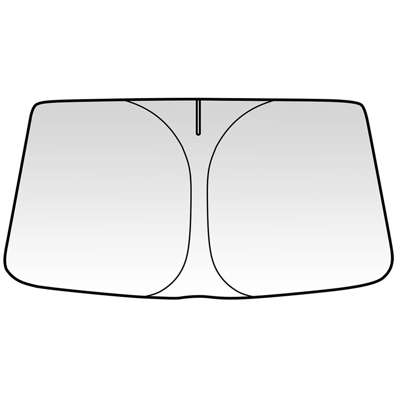 Parasolar auto pentru parbrizul frontal Honda – Material PC, retractabil, imprimare logo disponibilă, procesare personalizată