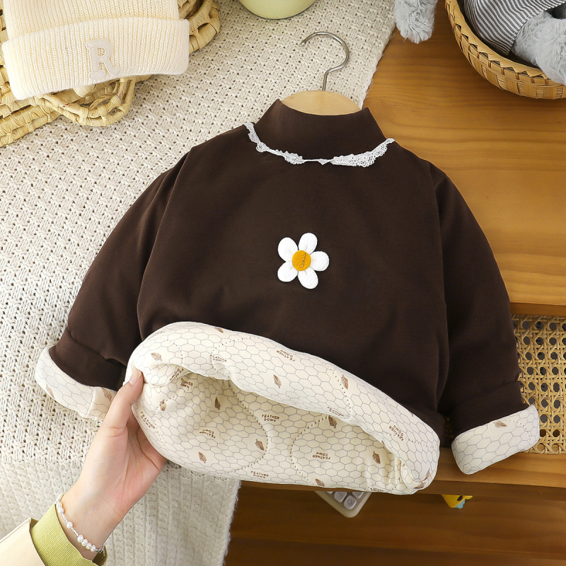 Bērnu džemperis, poliestera maisījums, poliestera oderējums, bieza audums, karikatūras raksts, vecums 3–8 gadi