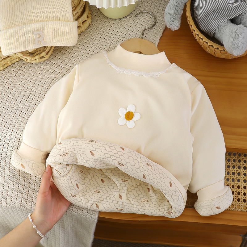 Bērnu džemperis, poliestera maisījums, poliestera oderējums, bieza audums, karikatūras raksts, vecums 3–8 gadi