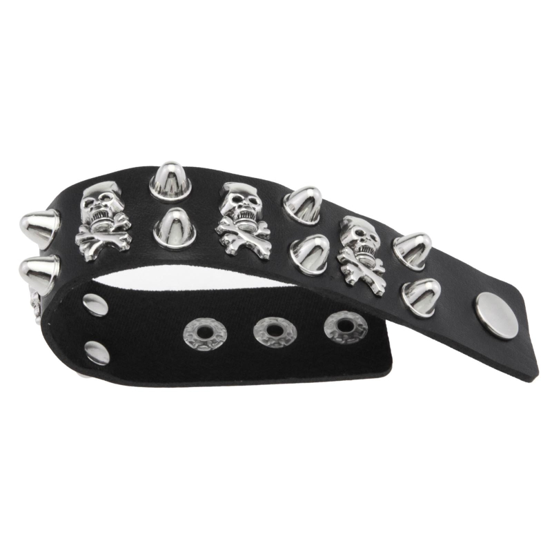 Brățară lată din piele – Cortical, electroplating, 28 g, Stil: Punk, Toamnă 2025