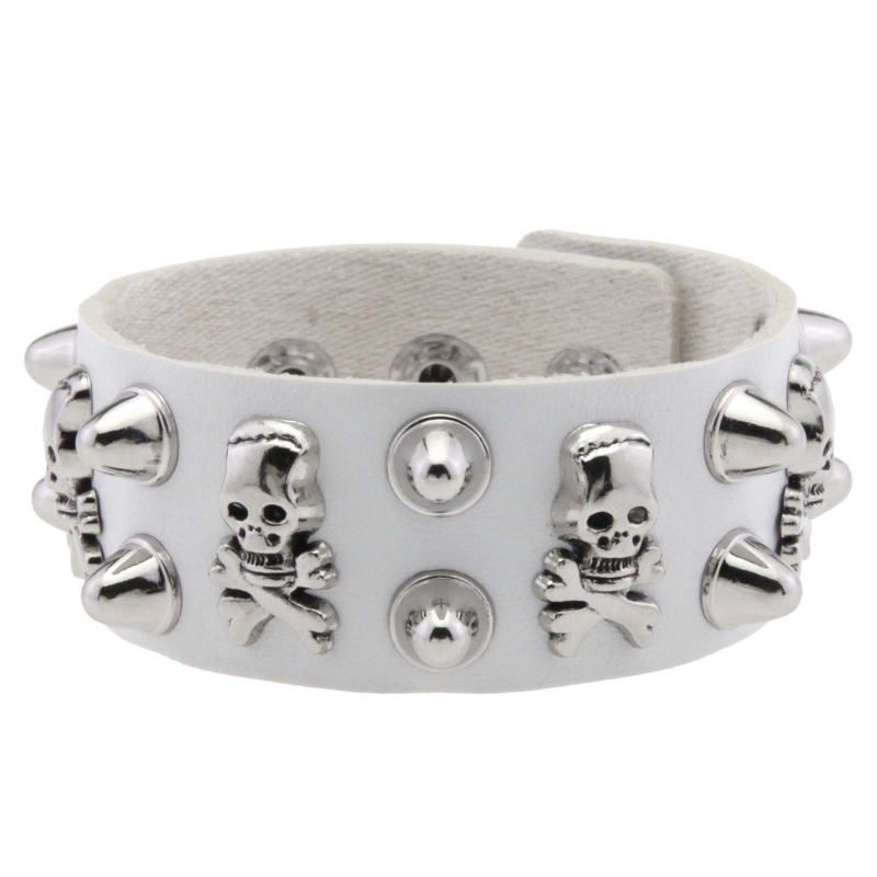 Brățară lată din piele – Cortical, electroplating, 28 g, Stil: Punk, Toamnă 2025