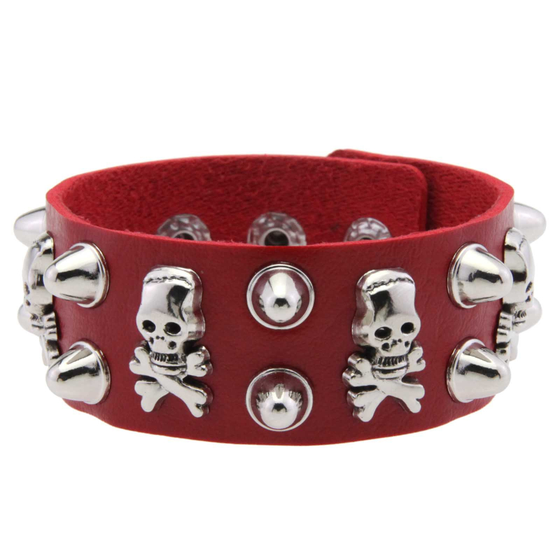 Brățară lată din piele – Cortical, electroplating, 28 g, Stil: Punk, Toamnă 2025