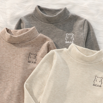 Bērnu garu piedurknēm bāzes slāņa tops — maigi apstrādāts poliesters, 97% poliesters, universāls (unisex), ziemas sezona, bērniem no 8 gadu vecuma