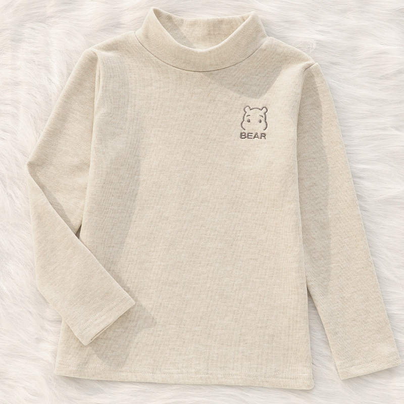 Bērnu garu piedurknēm bāzes slāņa tops — maigi apstrādāts poliesters, 97% poliesters, universāls (unisex), ziemas sezona, bērniem no 8 gadu vecuma