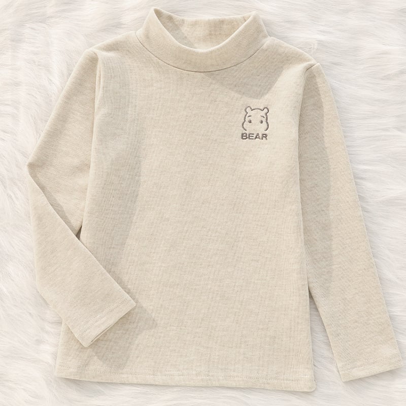 Bērnu garu piedurknēm bāzes slāņa tops — maigi apstrādāts poliesters, 97% poliesters, universāls (unisex), ziemas sezona, bērniem no 8 gadu vecuma