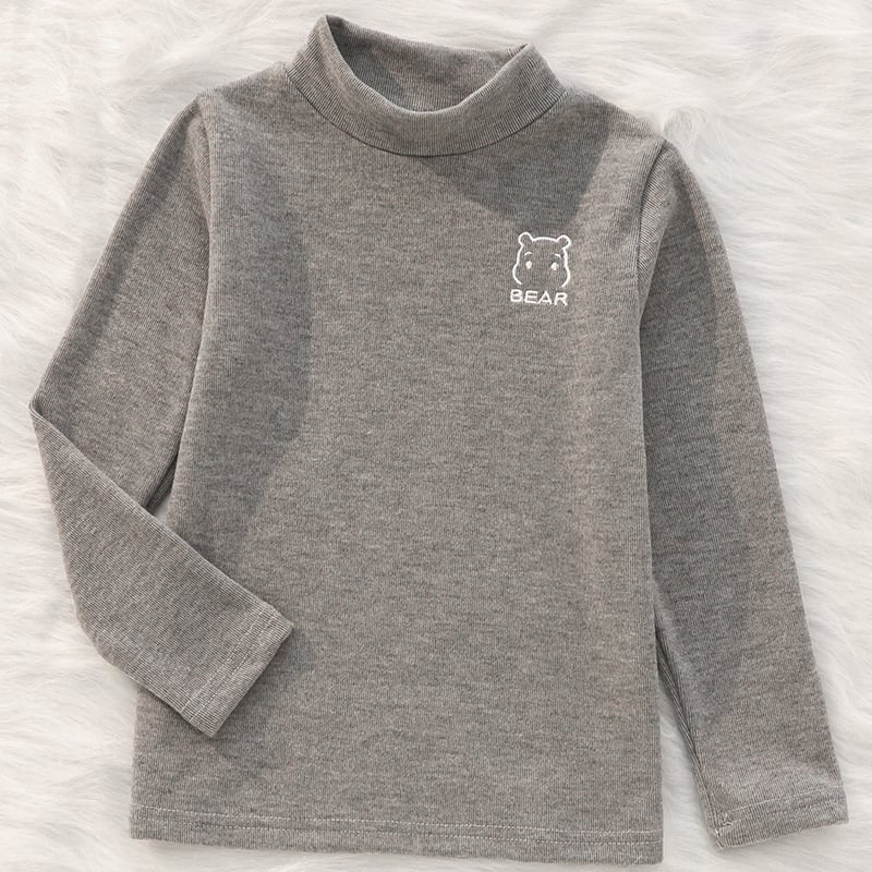 Bērnu garu piedurknēm bāzes slāņa tops — maigi apstrādāts poliesters, 97% poliesters, universāls (unisex), ziemas sezona, bērniem no 8 gadu vecuma