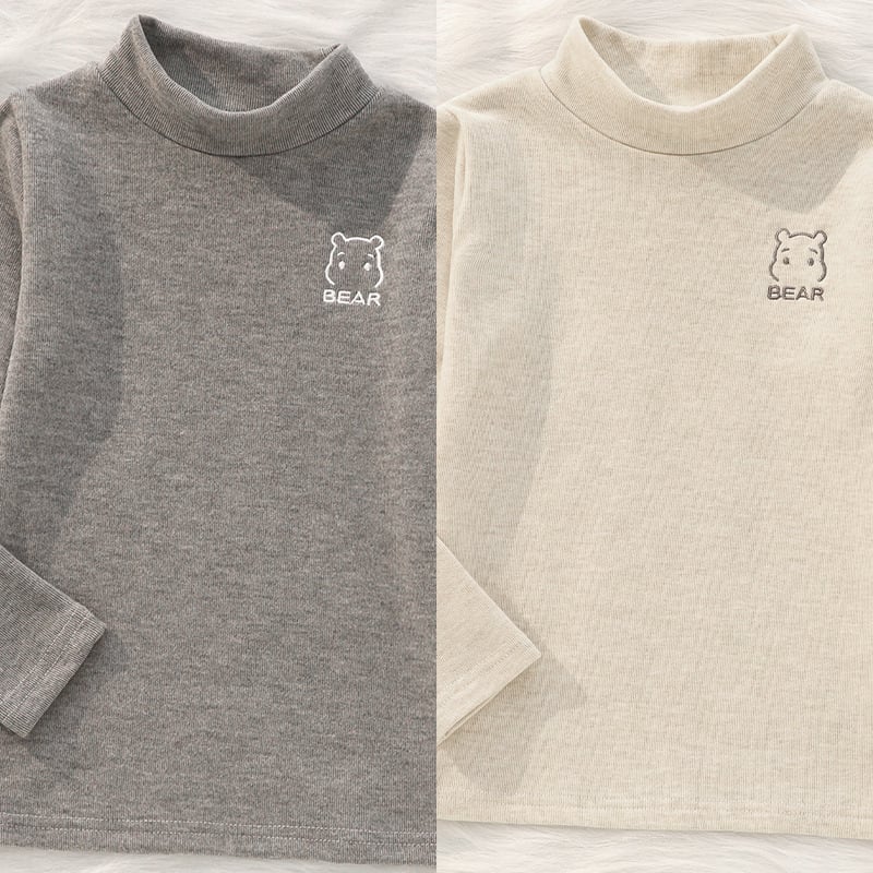 Bērnu garu piedurknēm bāzes slāņa tops — maigi apstrādāts poliesters, 97% poliesters, universāls (unisex), ziemas sezona, bērniem no 8 gadu vecuma