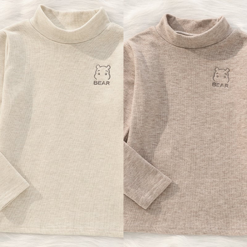 Bērnu garu piedurknēm bāzes slāņa tops — maigi apstrādāts poliesters, 97% poliesters, universāls (unisex), ziemas sezona, bērniem no 8 gadu vecuma