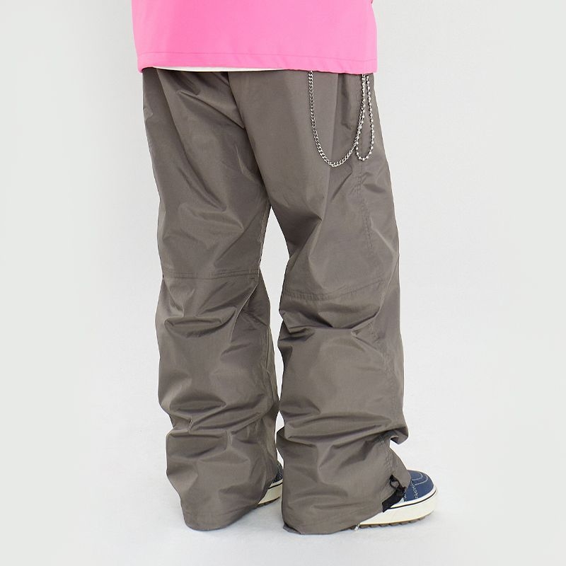 Pantaloni de schi unisex, impermeabili, antivânt, rezistenți la uzură, cu umplutură din bumbac