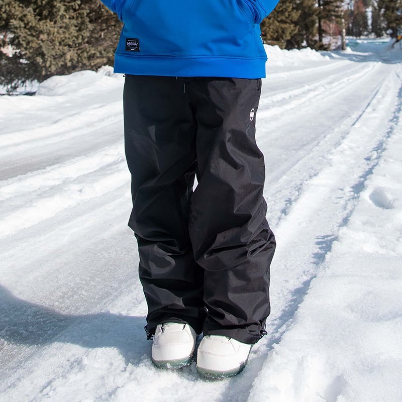 Pantaloni de schi unisex, impermeabili, antivânt, rezistenți la uzură, cu umplutură din bumbac