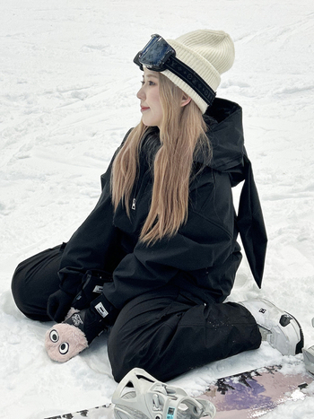 Geacă de schi unisexă, Mansen M38, impermeabilă și rezistentă la vânt, rating 8000mm, țesătură din fibră de poliester cu căptușeală