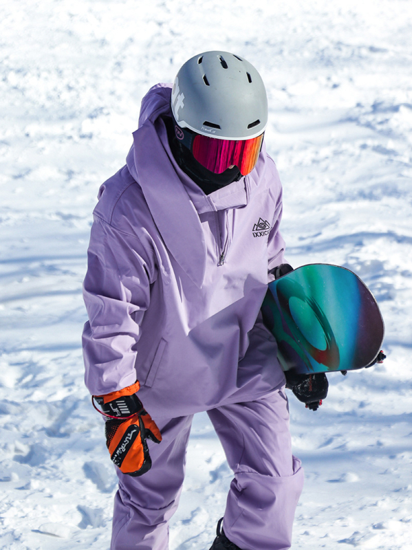 Geacă de schi unisexă, Mansen M38, impermeabilă și rezistentă la vânt, rating 8000mm, țesătură din fibră de poliester cu căptușeală