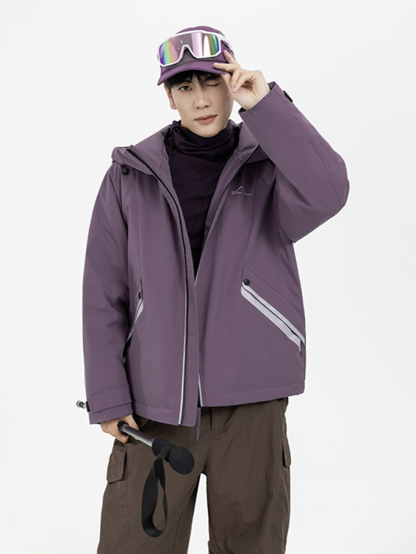 Ženska jakna s kapuljačom od pačjih perja, srednje duljine, 85–90% down, vjetrootporna i prozračna, za planinarenje i skijanje.