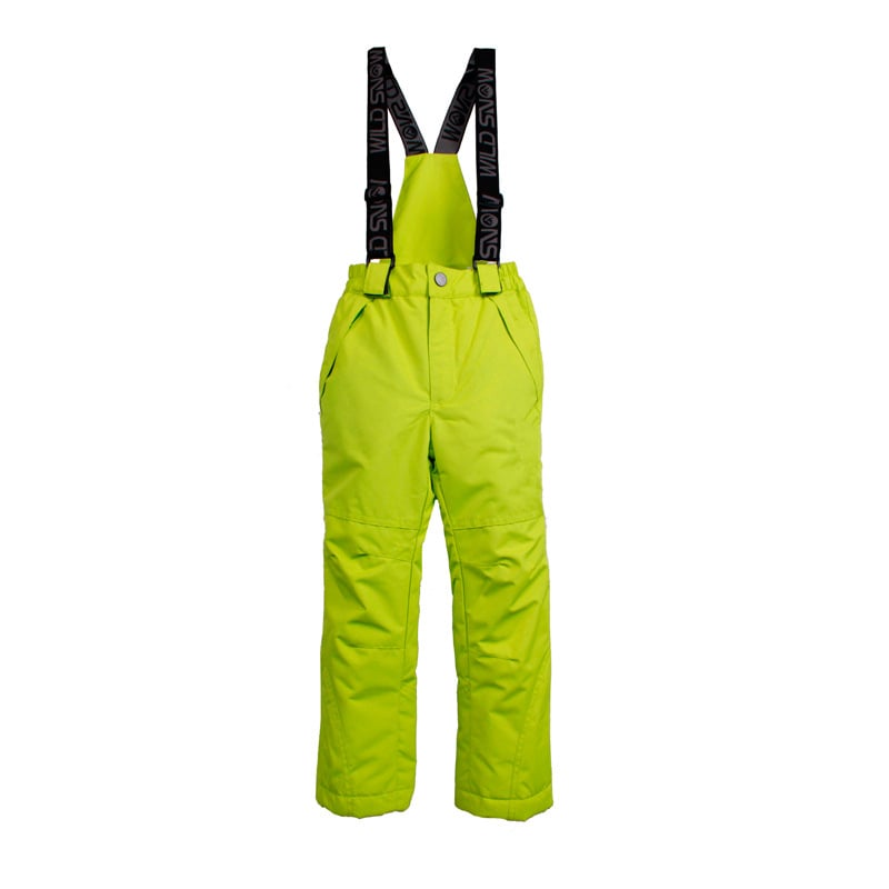 Bērnu slēpošanas kombinezonu bikses ar siksnām – elpojošas, siltas, ūdensatgrūdošas, vēja izturīgas (Modelis PYP6)