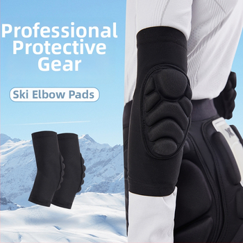 Παιδικά προστατευτικά αγκώνων για σκι και πατινάζ, προστασία από αφρό σπάντεξ, καθολική εφαρμογή, προστασία αγκώνων για τον χειμώνα