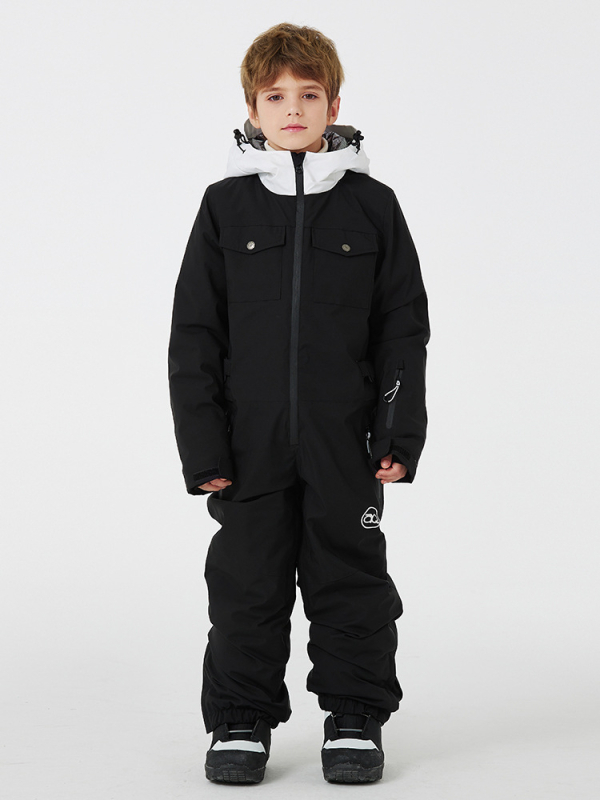 ARCTIC QUEEN Costum de schi pentru copii – pentru băieți și fete – respirabil, impermeabil, cald, rezistent la uzură și rezistent la vânt pentru sporturi pe gheață și zăpadă